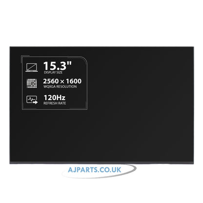 BOE NE153QDM-NY1 15.3" WQXGA 2560 x 1600 IPS Non-Touch 120Hz Replacement Laptop LCD Screen