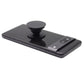 Black Phone Grip with Expanding Kickstand – Collapsible Holder, Universal Fit for Smartphones & Tablets