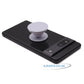 Collapsible White Phone Holder with Expanding Kickstand – Universal Grip for Smartphones & Tablets