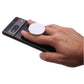 Collapsible White Phone Holder with Expanding Kickstand – Universal Grip for Smartphones & Tablets