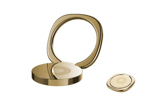 Phone Ring Holder & Finger Grip Stand Ultra-Thin 3mm 360° Rotating Anti-Drop Grip (Gold)