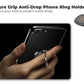SecureGrip Ultra-Slim 360° Rotating Phone Ring Holder Anti-Drop Finger Grip & Kickstand for All Smartphones (Grey)