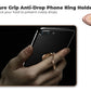 360° Rotating Phone Ring Holder Ultra-Thin Finger Grip & Stand Mount for Mobile Phones (Pink)