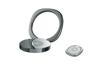 Ultra-Thin 3mm Finger Grip Ring Holder 360° Rotating Stand for Mobile Phones (Silver)