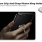 Ultra-Thin 3mm Finger Grip Ring Holder 360° Rotating Stand for Mobile Phones (Silver)