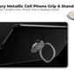 Ultra-Thin 3mm Finger Grip Ring Holder 360° Rotating Stand for Mobile Phones (Silver)