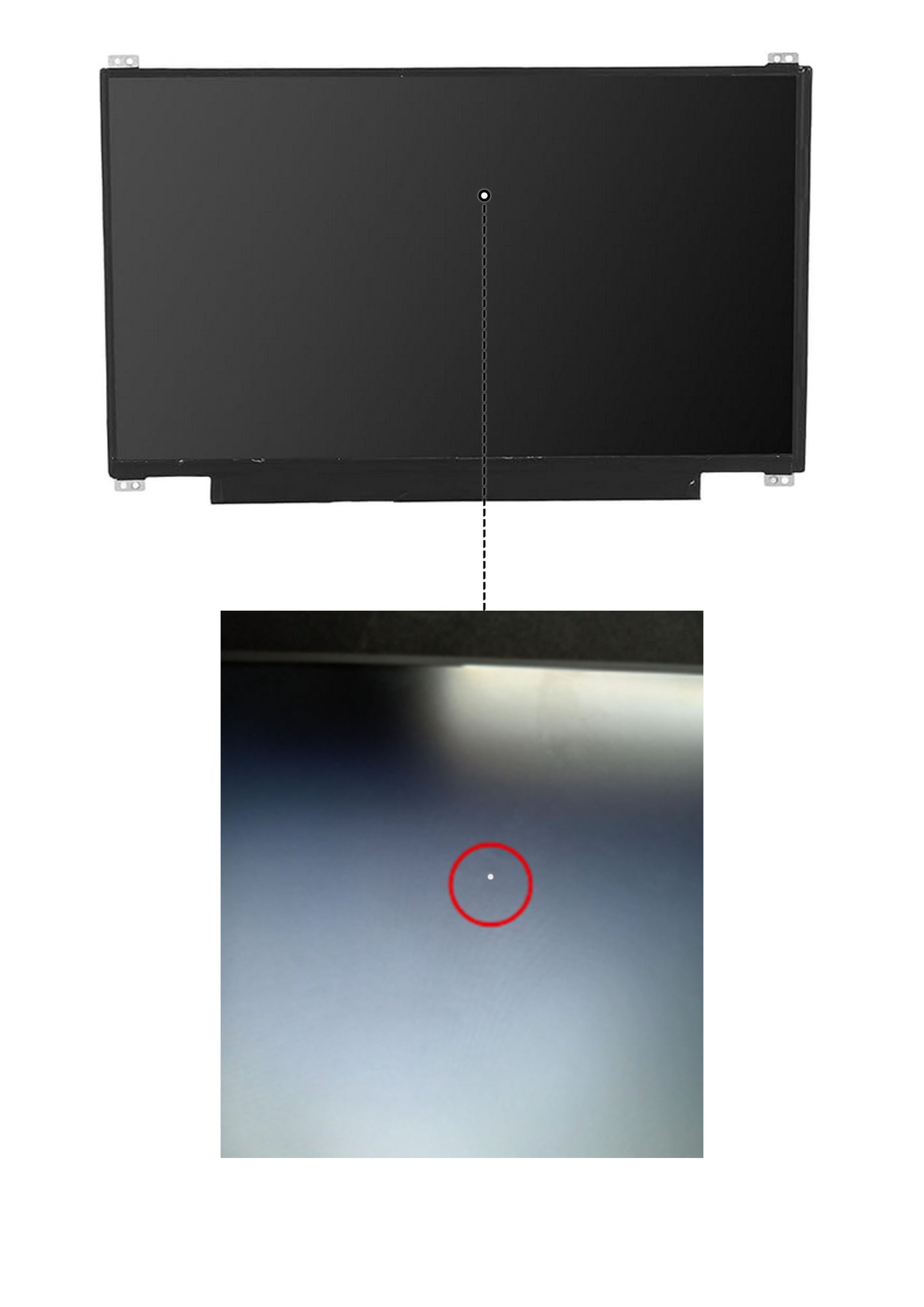 Asus Chromebook C202SA, N116BGE-EA2 REV.C1, NT116WHM-N44 11.6" HD Laptop Replacement Screen with Top and Bottom Brackets