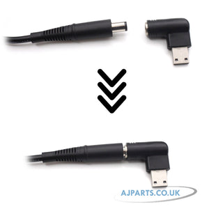 Extension Plug 7.4MM x 5.0MM Female To MSI USB Tip Male for Laptop Adapter