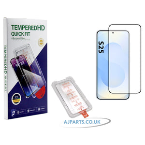 Samsung Galaxy S25 Tempered Glass Screen Protector – Easy Alignment, Bubble-Free, Anti-Fingerprint & Anti-Scratch