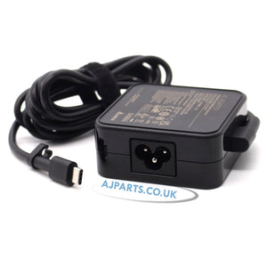 Delta Brand 65W 15V/3A USB Type-C AC Power Supply Compatible Laptop Adapter