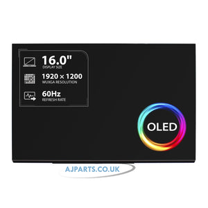 Samsung ATNA60KJ01 16.0" 1920x1200 WUXGA 30Pin OLED Laptop Replacement Screen