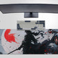 Extended Gaming Mouse Pad 800×300×3mm – Samurai Warrior Moon Design, Smooth Cloth, Non-Slip Rubber Base