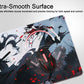 Extended Gaming Mouse Pad 800×300×3mm – Samurai Warrior Moon Design, Smooth Cloth, Non-Slip Rubber Base