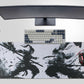 Extended Large Gaming Mouse & Desk Mat 800×300×3mm – Samurai Duel Design with Anti-Fray Edges