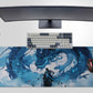 Large Gaming Mouse Pad – Blue Dragon & Warrior, Non-Slip Rubber Base, Durable Stitched Edges (800×300×3mm)