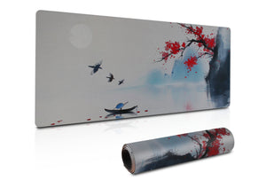 Scenic Landscape Gaming Mouse Pad 800x300x3mm – Extended Desk Mat with Stitched Edges