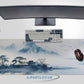 XL Gaming Mouse Pad Desk Mat – Chinese Mountain & River Landscape Print with Stitched Edges