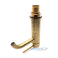Gold Brass Basin Mixer Tap – Single Handle Bathroom Sink Faucet Hot & Cold Water
