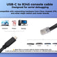 USB-C to RJ45 Console Cable 1.5M RS-232 Serial for Cisco Huawei H3C ZTE Router & Switch (Not Ethernet)