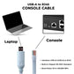 RS-232C USB-A (USB 2.0) to RJ45 Console Cable 5M – Compatible With Cisco, Huawei, H3C, ZTE, Switch and Router (Not for Internet Cable or Ethernet)