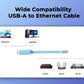 USB-A (USB 2.0) to RJ45 Console Cable for Router, Switch, Server & Network Devices – 1.8 Meters