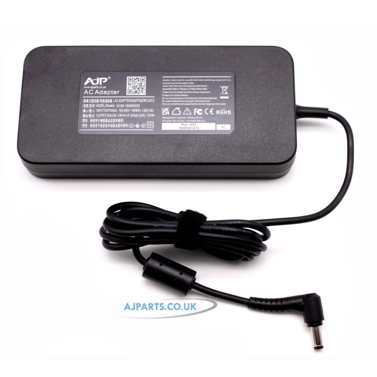 Asus K55VJ 120W 5.5MM x 2.5MM AJP Replacement Gaming Laptop Charger