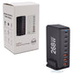 AJP 268W GaN Desktop Charger 8-Port USB-C PD Fast Charging Station Black