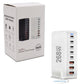 AJP 268W GaN Desktop Charger 8-Port USB-C PD Fast Charging Station White
