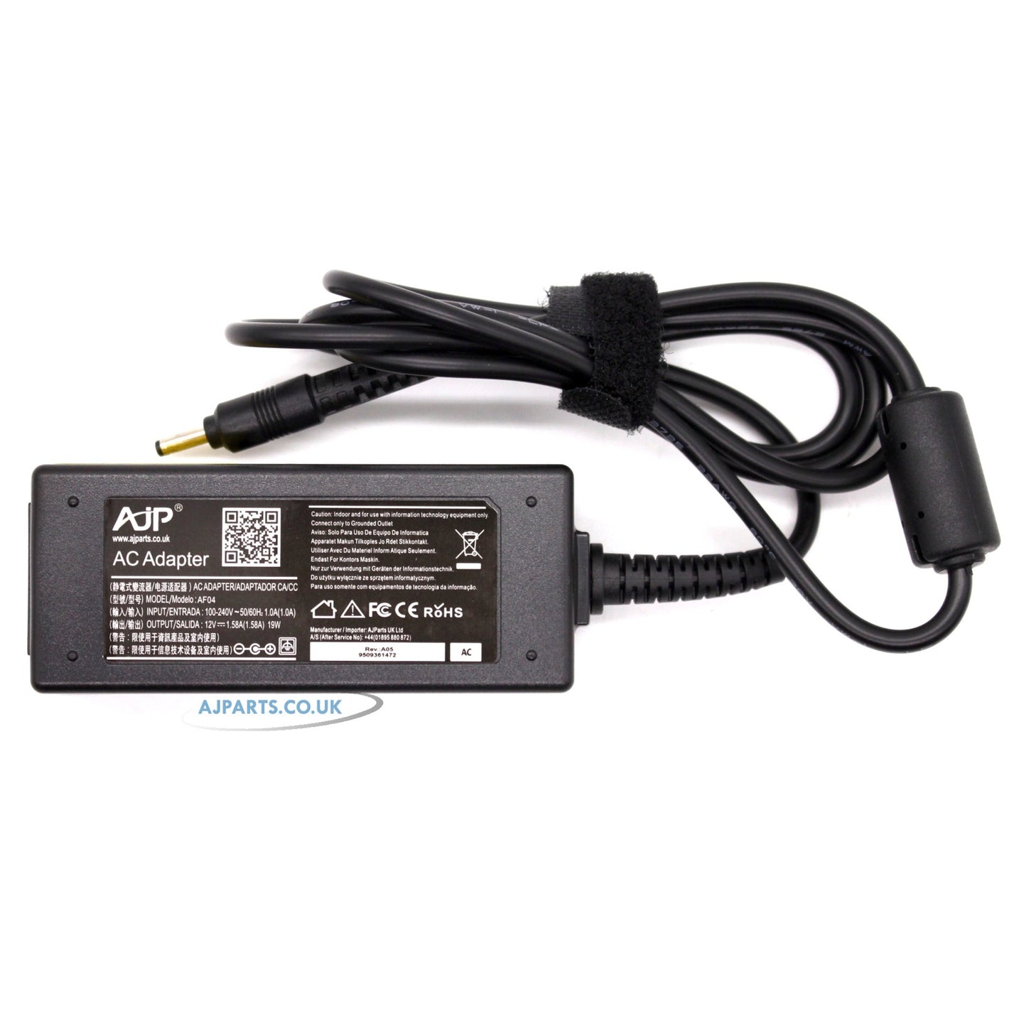 New AJP Adapter For Acer 12V 1.5A 18W 3.0mm x 1.0mm Laptop Power Charger