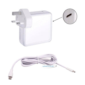Macbook Pro 13" MPXU2LL/A Year 2016-201761W USB-C Power Charger AJP Laptop Replacement Adapter