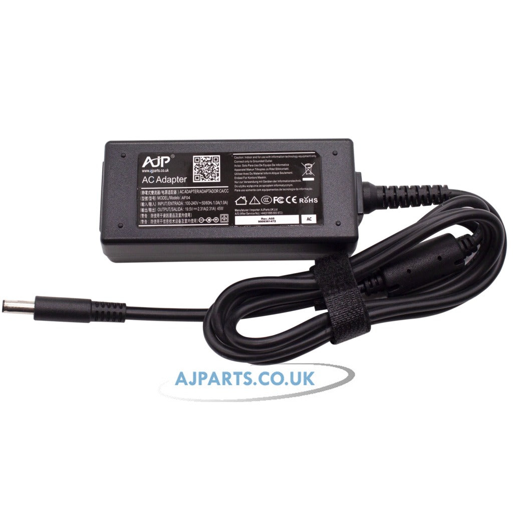 Dell Inspiron 17 3781 45W Power Supply 4.5MM x 3.0MM Pin AJP Laptop AC Adapter Charger