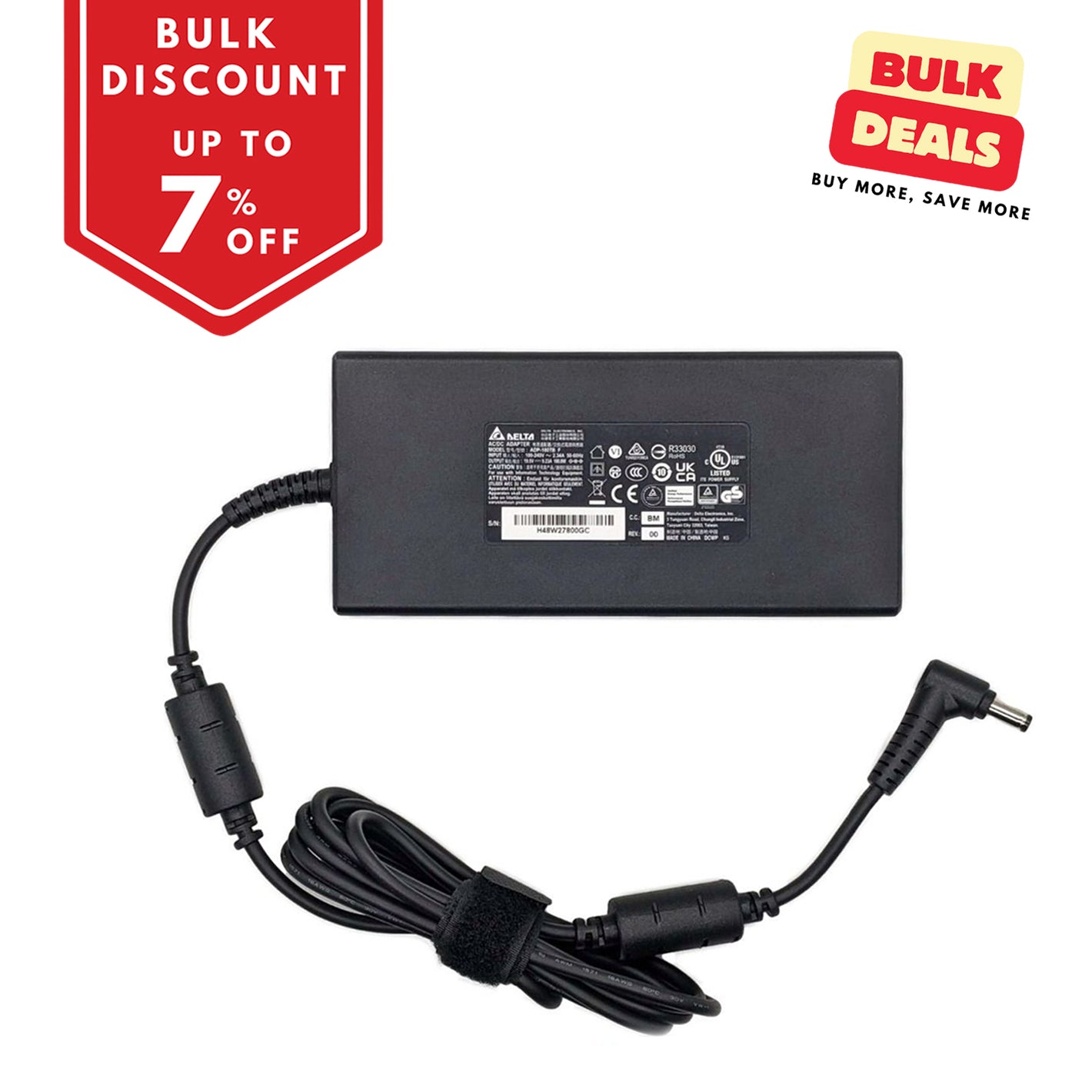 ADP-180TB FBM 180W 5.5MM x 1.7MM Gaming Laptop Adapter Power Supply