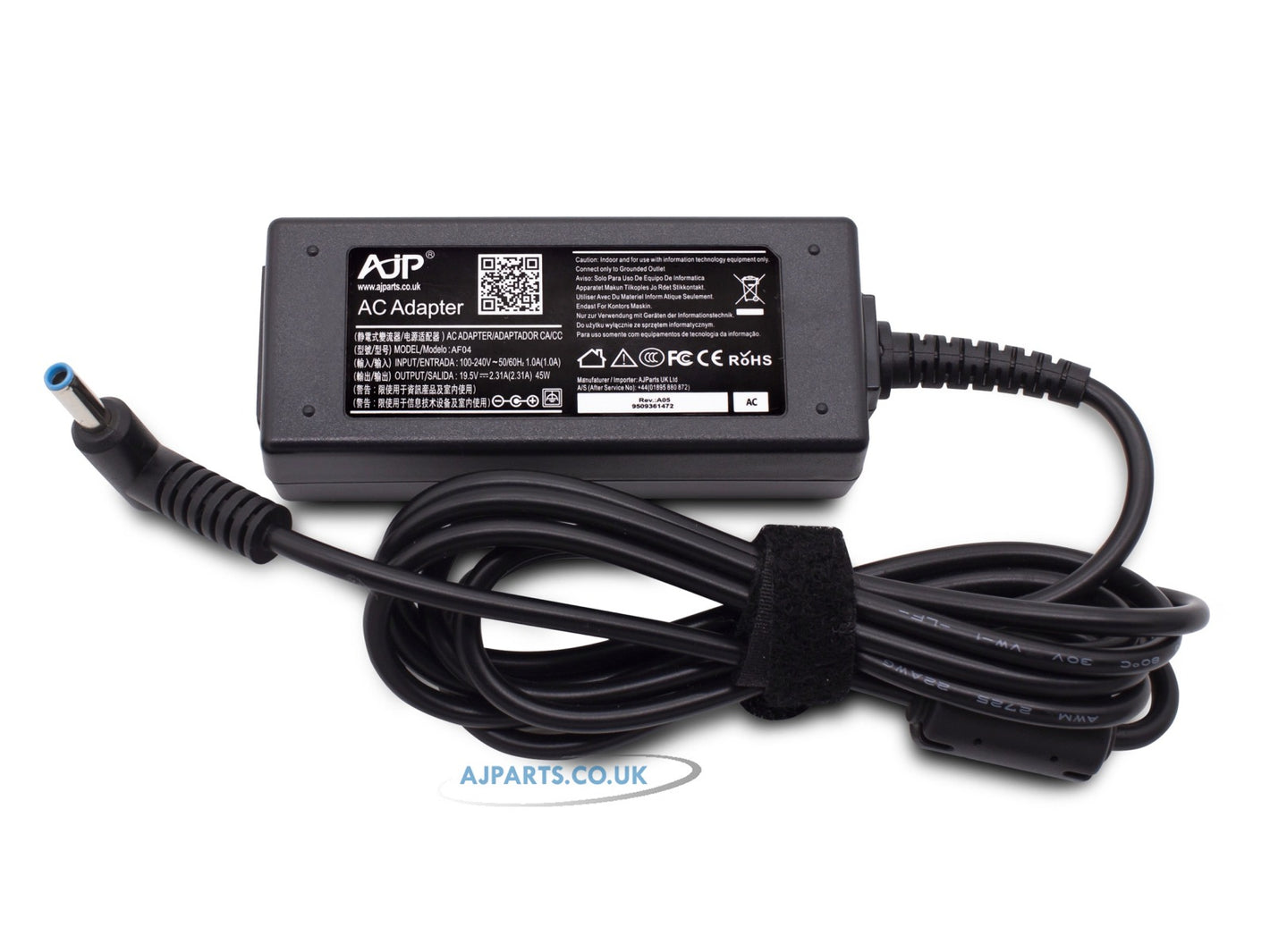 New AJP Adapter For HP 19.5V 2.31A 4.5MM X 3.0MM 45W Adapter Charger Power Supply