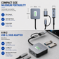 AJP 4-in-2 USB 3.2 Hub Adapter USB-C & USB-A to 2x USB-A + 2x USB-C 10Gbps