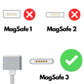 Compatible With Apple Macbook Air 13 M2 A2681 (2022) White USB Type C to Magsafe 3 Magnetic Fast Charging Cable Cord 2M Line