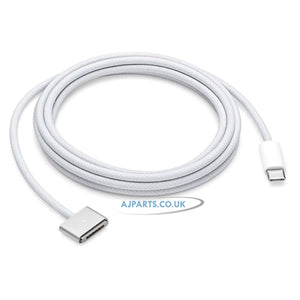 Replacement For Macbook Pro Air (M2, 2022) White USB Type C to Magsafe 3 Magnetic Fast Charging Cable Cord 2M Line