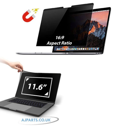 11.6" Privacy Screen Protector for Laptop – Reusable, Anti-Glare & Anti-Scratch