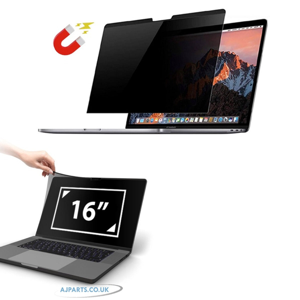 16" LCD Privacy Protector For Lenovo/Hp/Dell/Acer/Asus/Thinkpad/Envy/Xps/Toshiba