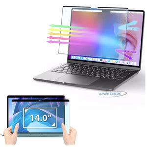 Eye Protection 14" Screen Protector - Removable Anti Blue Light & Glare Filter