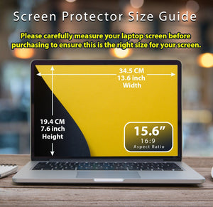 UK Magnetic 15.6 Inch Anti Blue Light Screen filter Protector Cover 16:9 Laptop
