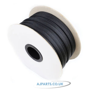 40 mm Black Expandable Braided Sleeve - 25M Reel