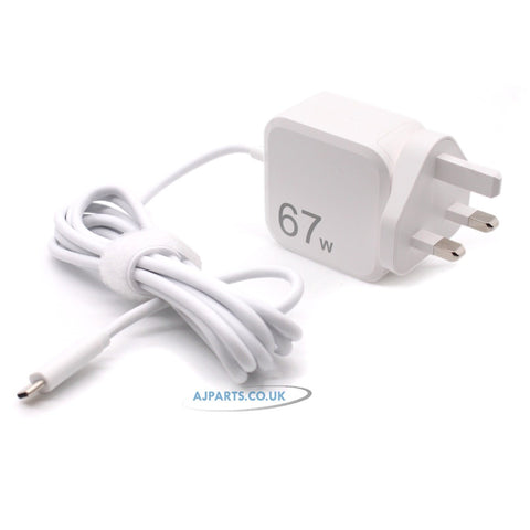P38AL-67W-UK 67W Type-C PD Fast Wall Charger White AJP Replacement Adapter