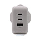 HP Omnibook Ultra 14-KD0000 67W GaN 3-Port USB-C & USB-A PD AJP Wall Charger White