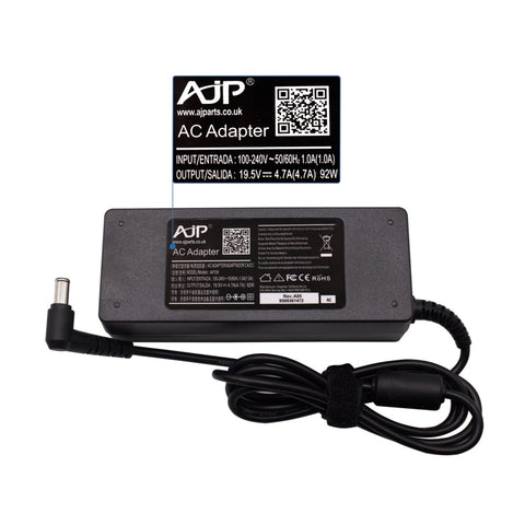 New AJP Adapter For Sony 19.5V 4.74A 6.5MM X 4.4MM 90W Adapter Charger Power Supply