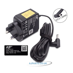 New AJP Adapter For Asus 19V 1.75A UK Plug 33W AC Adapter 4.0MM x 1.35MM Power Charger