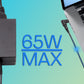65W Universal Compatible Adapter Charger with 12 Interchangeable Connector pins For Laptop
