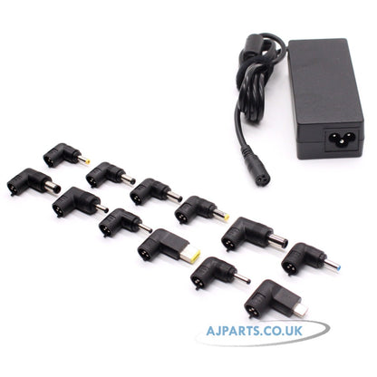 65W Universal Compatible Adapter Charger with 12 Interchangeable Connector pins For Laptop