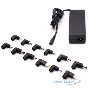90W Universal Compatible Adapter Charger with 12 Interchangeable Connector pins For Laptop