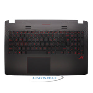 Asus GL552V GL552VL GL552VW GL552VX Backlit Palmrest UK Layout Replacement Laptop Keyboard