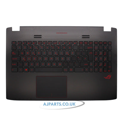 Asus Rog GL552V Series Backlit Palmrest UK Layout Replacement Laptop Keyboard